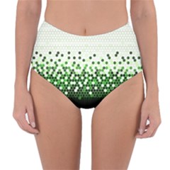 Tech Camouflage 2 Reversible High-waist Bikini Bottoms