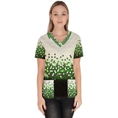 Tech Camouflage 2 Scrub Top