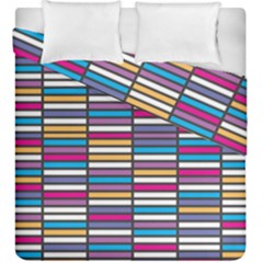 Color Grid 01 Duvet Cover Double Side (king Size) by jumpercat