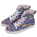 Color Grid 01 Women s Hi-Top Skate Sneakers View2