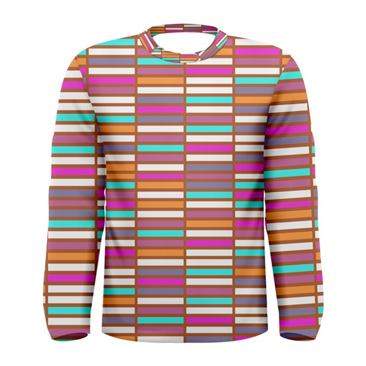 Color Grid 02 Men s Long Sleeve Tee