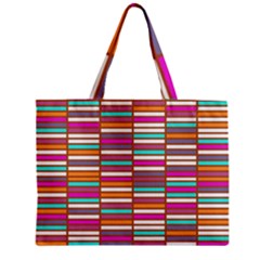 Color Grid 02 Zipper Mini Tote Bag by jumpercat