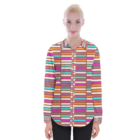 Color Grid 02 Womens Long Sleeve Shirt by jumpercat