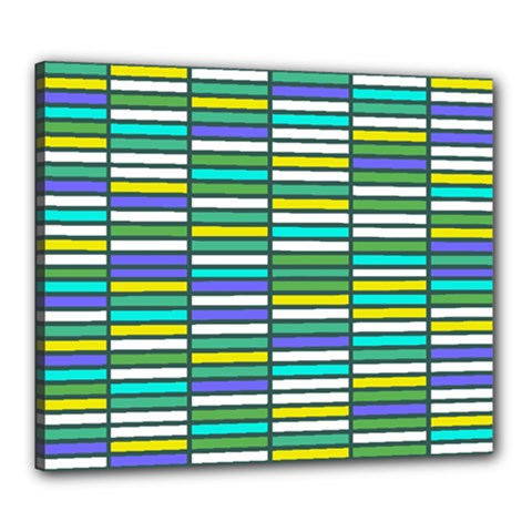 Color Grid 03 Canvas 24  X 20  by jumpercat