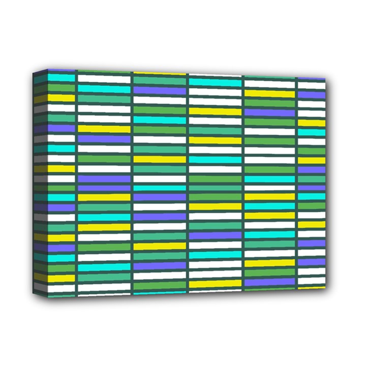 Color Grid 03 Deluxe Canvas 16  x 12  