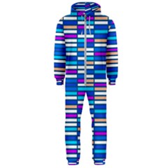 Color Grid 04 Hooded Jumpsuit (men)  by jumpercat