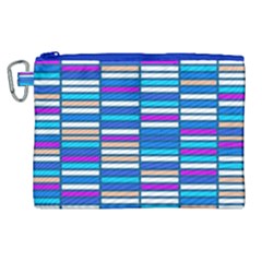 Color Grid 04 Canvas Cosmetic Bag (xl) by jumpercat