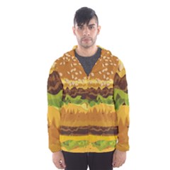 Burger Hooded Wind Breaker (men) by berwies