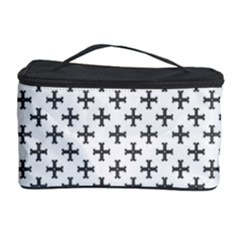 Black Cross Cosmetic Storage Case by jumpercat