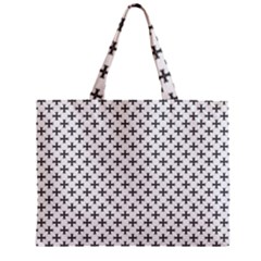 Black Cross Zipper Mini Tote Bag by jumpercat