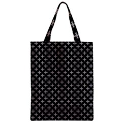 White Cross Zipper Classic Tote Bag by jumpercat