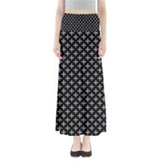 White Cross Full Length Maxi Skirt by jumpercat