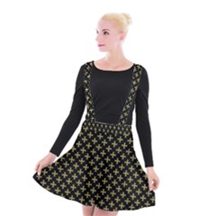 Yellow Cross Suspender Skater Skirt by jumpercat