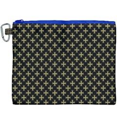 Yellow Cross Canvas Cosmetic Bag (xxxl) by jumpercat