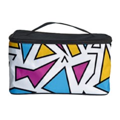 Retro Shapes 01 Cosmetic Storage Case by jumpercat