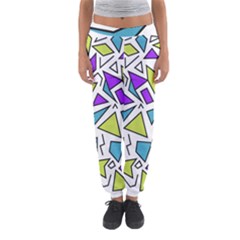 Retro Shapes 02 Women s Jogger Sweatpants by jumpercat