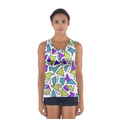 Retro Shapes 02 Sport Tank Top  by jumpercat