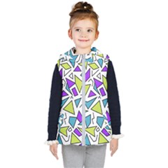 Retro Shapes 02 Kid s Puffer Vest by jumpercat