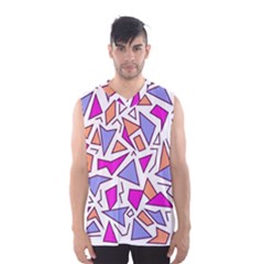 Retro Shapes 03 Men s Basketball Tank Top by jumpercat