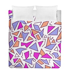 Retro Shapes 03 Duvet Cover Double Side (full/ Double Size) by jumpercat