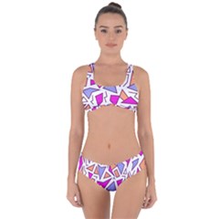 Retro Shapes 03 Criss Cross Bikini Set