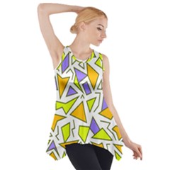 Retro Shapes 04 Side Drop Tank Tunic by jumpercat