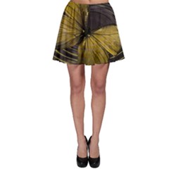 Butterfly Insect Wave Concentric Skater Skirt by Celenk