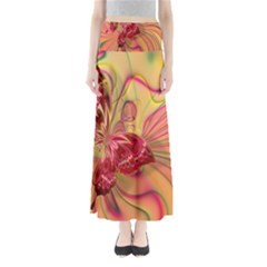 Arrangement Butterfly Aesthetics Full Length Maxi Skirt by Celenk