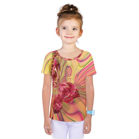 Arrangement Butterfly Aesthetics Kids  One Piece Tee by Celenk