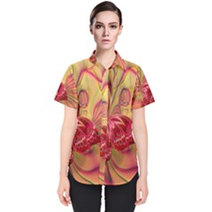 Arrangement Butterfly Aesthetics Women s Short Sleeve Shirt