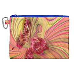 Arrangement Butterfly Aesthetics Canvas Cosmetic Bag (xl) by Celenk