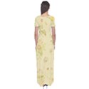 Floral Wallpaper Flowers Vintage Short Sleeve Maxi Dress View2