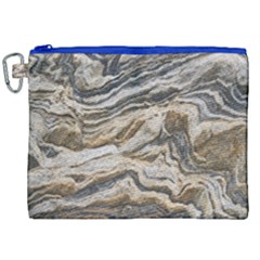 Texture Marble Abstract Pattern Canvas Cosmetic Bag (xxl)