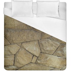 Brick Wall Stone Kennedy Duvet Cover (king Size) by Celenk