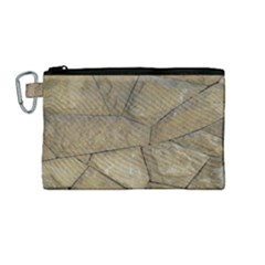 Brick Wall Stone Kennedy Canvas Cosmetic Bag (medium)