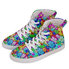 Flowers Ornament Decoration Women s Hi-top Skate Sneakers