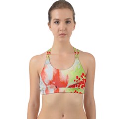 Fabric Texture Softness Textile Back Web Sports Bra by Celenk