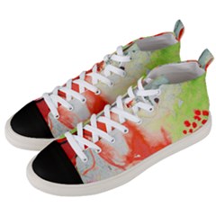 Fabric Texture Softness Textile Men s Mid-top Canvas Sneakers