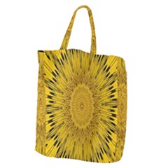 Pattern Petals Pipes Plants Giant Grocery Zipper Tote