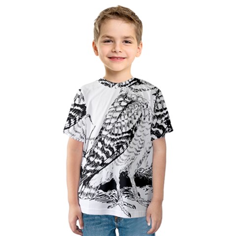 Animal Bird Forest Nature Owl Kids  Sport Mesh Tee by Celenk