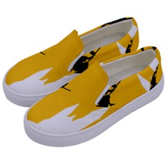 Castle Cat Evil Female Fictional Kids  Canvas Slip Ons by Celenk