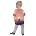 Design Art Hill Hut Landscape Kids Raglan Tee View2