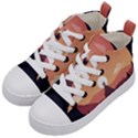 Design Art Hill Hut Landscape Kid s Mid-Top Canvas Sneakers View2