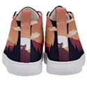 Design Art Hill Hut Landscape Kid s Mid-Top Canvas Sneakers View4