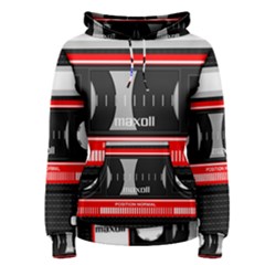 Compact Cassette Musicassette Mc Women s Pullover Hoodie by Celenk