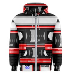 Compact Cassette Musicassette Mc Men s Zipper Hoodie by Celenk