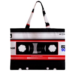 Compact Cassette Musicassette Mc Zipper Mini Tote Bag by Celenk