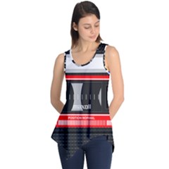 Compact Cassette Musicassette Mc Sleeveless Tunic by Celenk