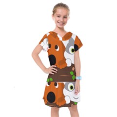 Baby Decoration Cat Dog Stuff Kids  Drop Waist Dress by Celenk