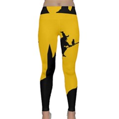 Castle Cat Evil Female Fictional Classic Yoga Leggings by Celenk